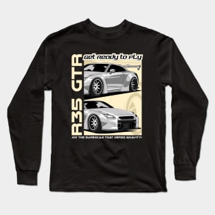 R35 GTR JDM Car Long Sleeve T-Shirt